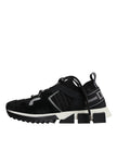 Dolce & Gabbana Black Mesh Sorrento Trekking Sneakers Shoes