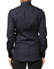 Dolce & Gabbana Dark Blue GOLD Cotton Long Sleeves Dress Shirt