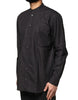 Dolce & Gabbana Black Cotton Button Down Men Casual Shirt