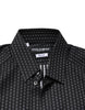 Dolce & Gabbana Black GOLD Patterned Cotton Men Dress Shirt