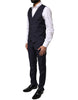 Dolce & Gabbana Blue MARTINI Wool 3 Piece Formal Men Suit