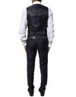 Dolce & Gabbana Blue MARTINI Wool 3 Piece Formal Men Suit