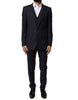 Dolce & Gabbana Black Fantasy MARTINI 3 Piece Formal Suit