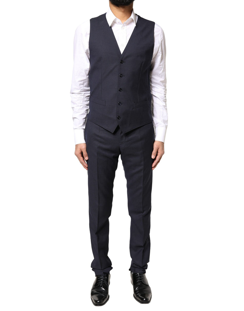 Dolce & Gabbana Black Fantasy MARTINI 3 Piece Formal Suit