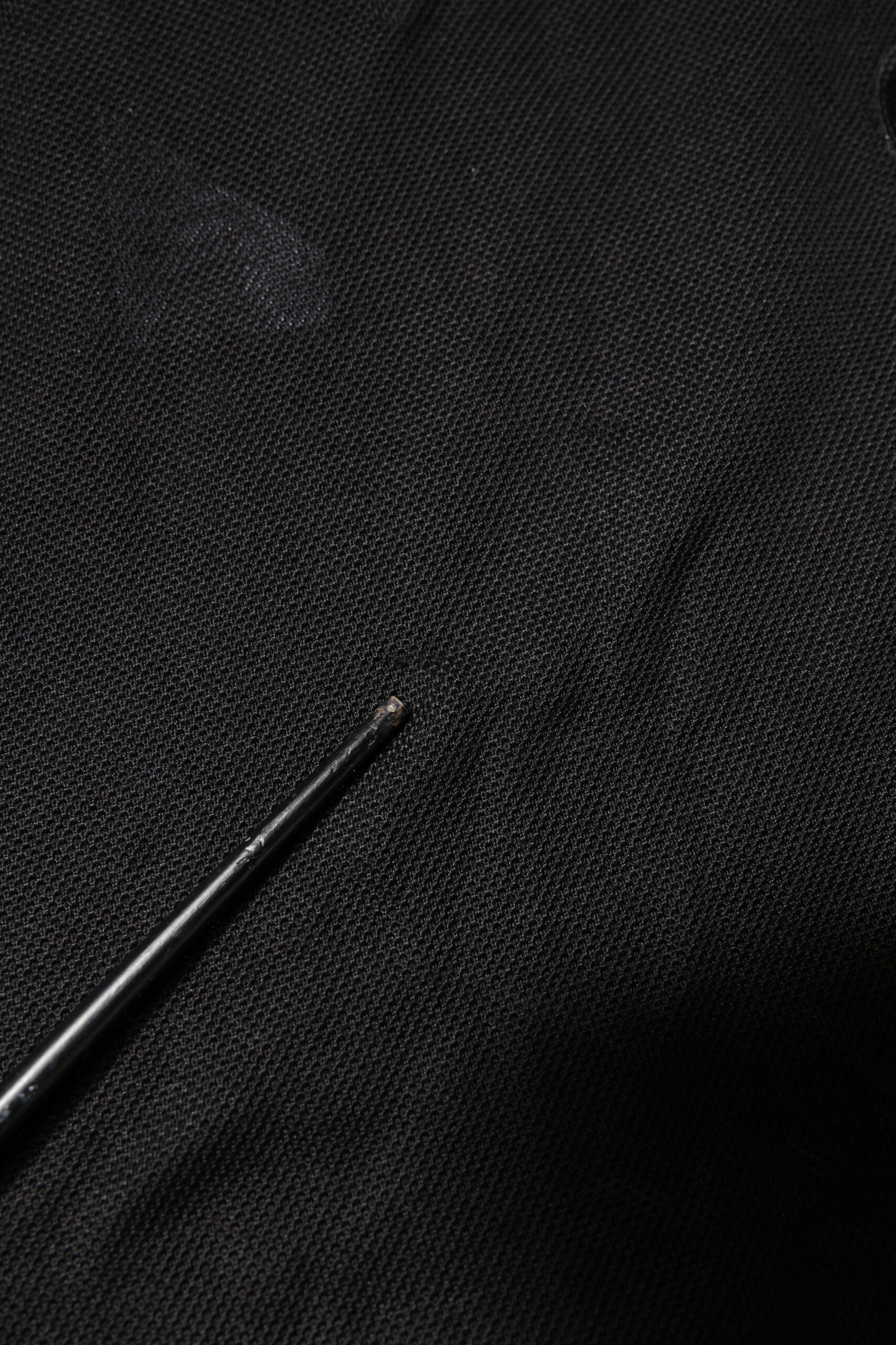 Dolce & Gabbana Black DG Silk V-neck Collared Polo T-shirt