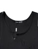 Dolce & Gabbana Black Cotton Rip Style Sleeveless Men Tank T-shirt
