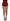 Dolce & Gabbana Ravishing Red Silk Embroidered Shorts