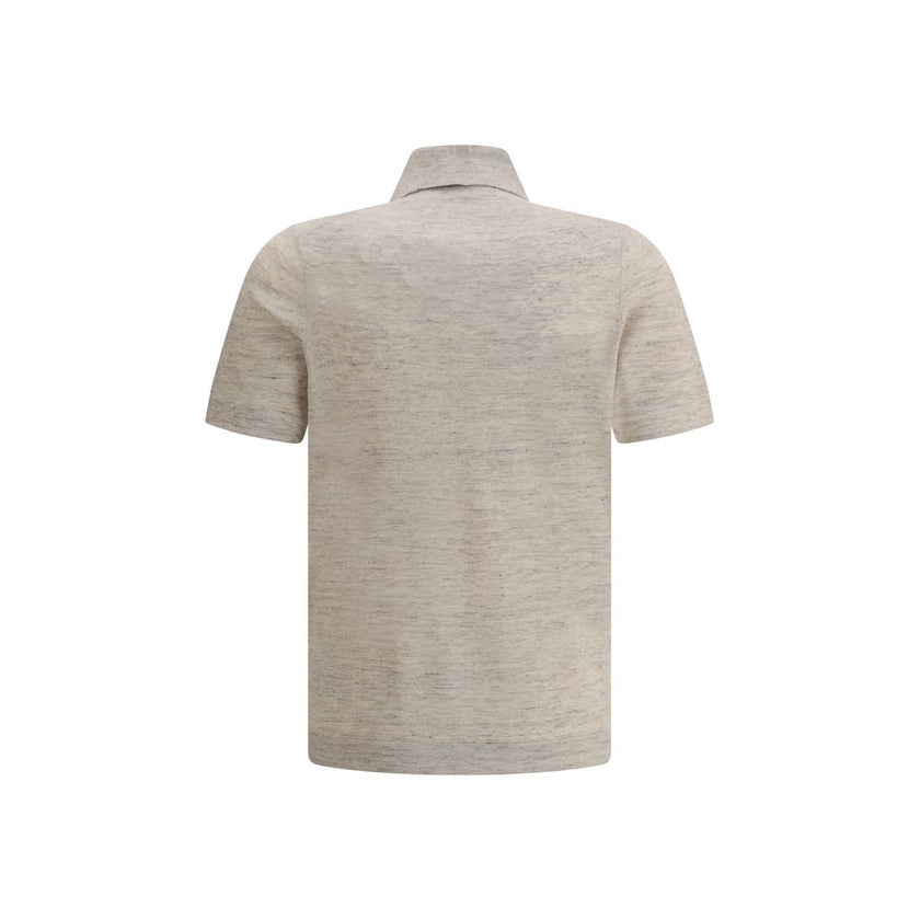 Brunello Cucinelli Linen Polo Shirt