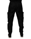 Dolce & Gabbana Black Nylon Cargo Jogger Men Sweatpants Pants