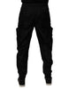 Dolce & Gabbana Black Nylon Cargo Jogger Men Sweatpants Pants