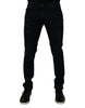 Dolce & Gabbana Black Cotton Skinny Denim Men Jeans