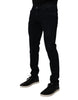 Dolce & Gabbana Black Cotton Skinny Denim Men Jeans