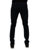 Dolce & Gabbana Black Cotton Skinny Denim Men Jeans