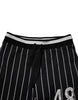 Dolce & Gabbana Black White Stripes Jogger Sweatpants Pants