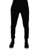Dolce & Gabbana Black Cotton Jogger Sweatpants Pants