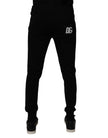 Dolce & Gabbana Black Cotton Jogger Sweatpants Pants