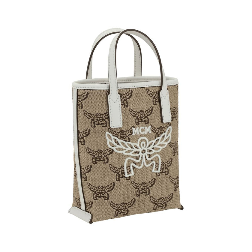 MCM Raffia Tote Bag
