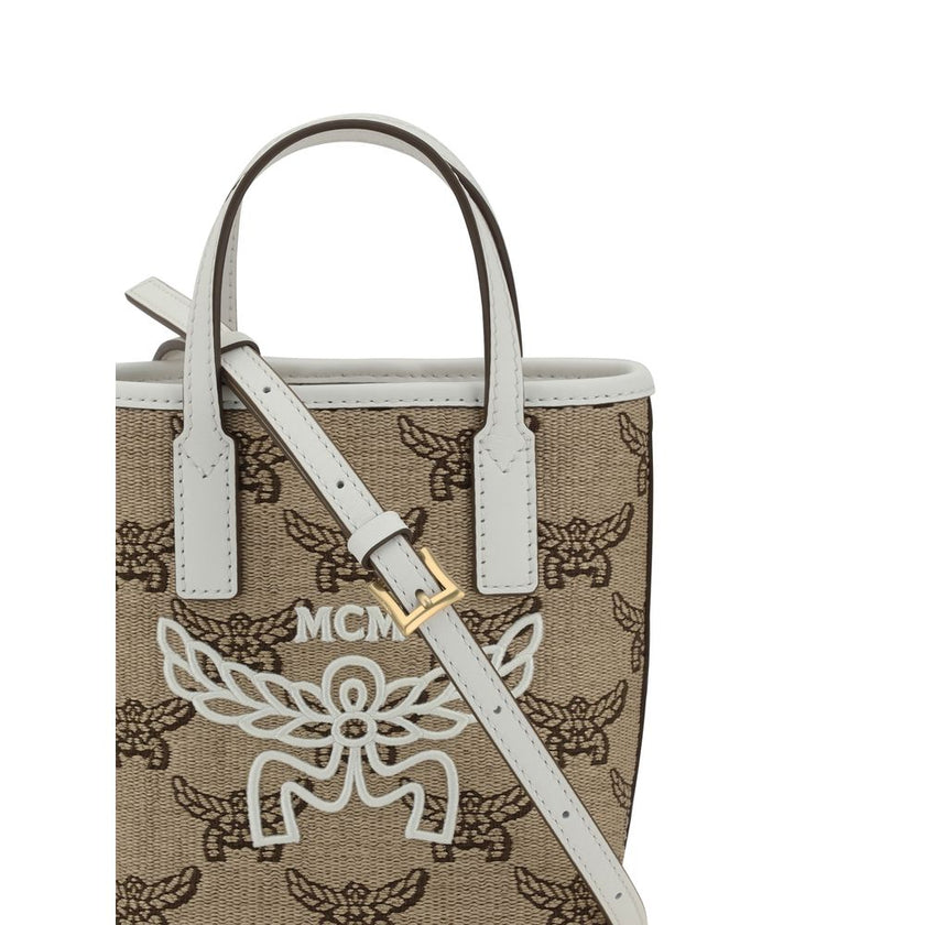 MCM Raffia Tote Bag