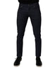 Dolce & Gabbana Dark Blue Cotton Stretch Skinny Denim Jeans