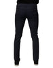 Dolce & Gabbana Dark Blue Cotton Stretch Skinny Denim Jeans