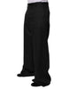 Dolce & Gabbana Black Stripes Wide Leg Formal Men Dress Pants
