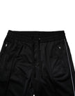 Dolce & Gabbana Black Polyester Men Jogger Sweatpants Pants