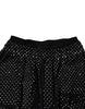 Dolce & Gabbana Black Polka Dot Stripes Cargo Jogger Sweatpants Pants