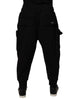 Dolce & Gabbana Black Cotton Men Cargo Jogger Sweatpants Pants