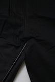 Dolce & Gabbana Black Cotton Stretch Skinny Dress Formal Pants