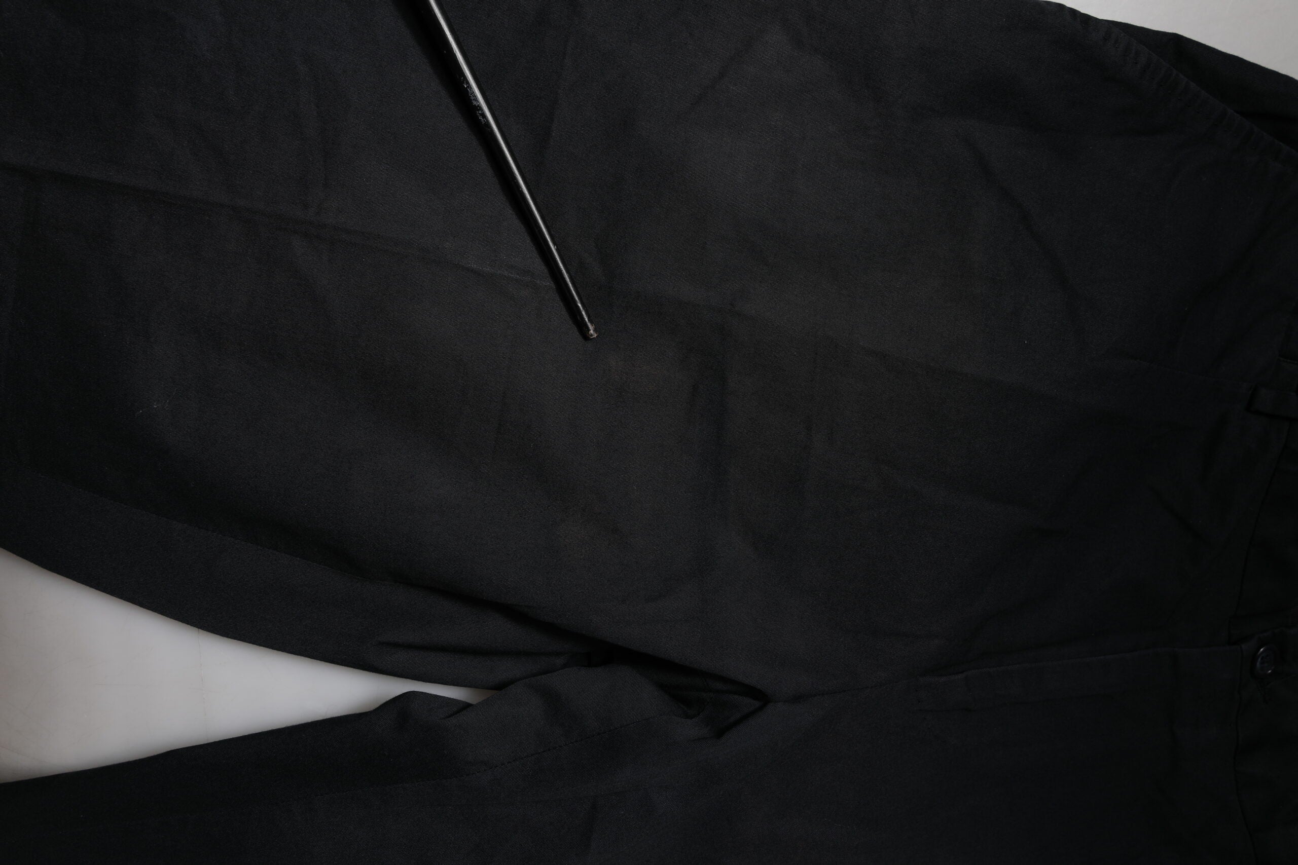 Dolce & Gabbana Black Cotton Stretch Skinny Dress Formal Pants