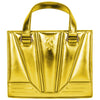 Ferrari Yellow Leather Handbag
