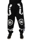 Dolce & Gabbana Black Logo Cotton Jogger Sweatpants Pants