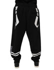 Dolce & Gabbana Black Logo Cotton Jogger Sweatpants Pants