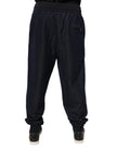 Dolce & Gabbana Black Jacquard Jogger Men Sweatpants Pants