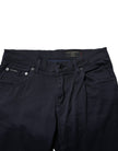 Dolce & Gabbana Dark Blue GOLD Cotton Skinny Men Denim Jeans