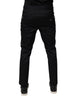 Dolce & Gabbana Dark Blue Cotton Men Jogger Sweatpants Pants