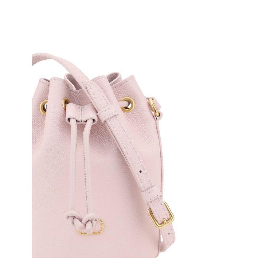 Valentino Garavani Mini Vlogo Drawstring Bucket Bag