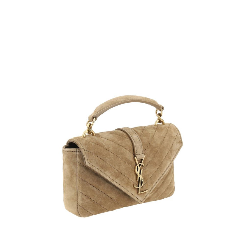 Saint Laurent Suede Shoulder Bag