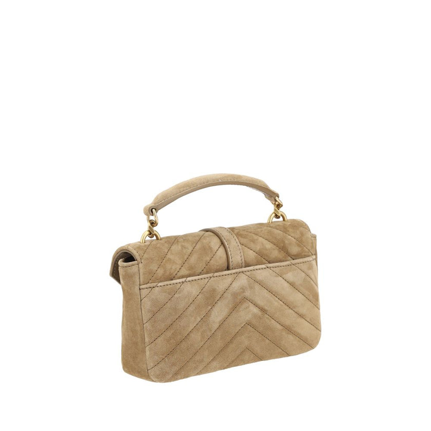 Saint Laurent Suede Shoulder Bag