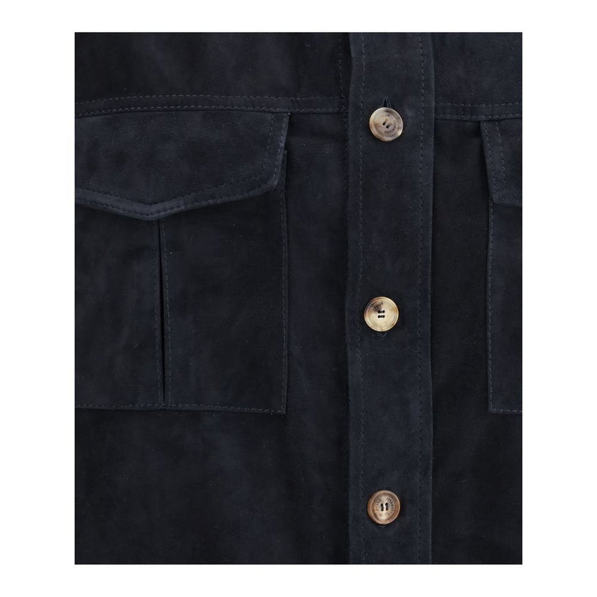 Brunello Cucinelli Suede leather shirt Jacket