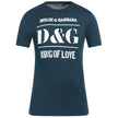 Dolce & Gabbana Blue Cotton T-Shirt