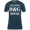 Dolce & Gabbana Blue Cotton T-Shirt