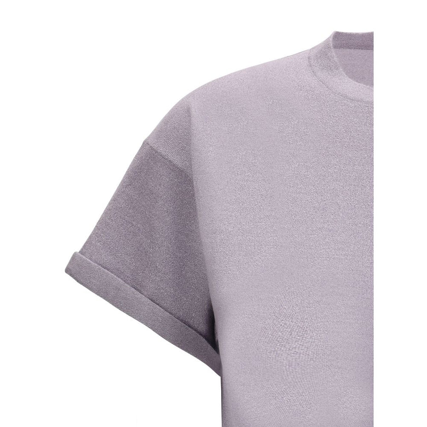 Brunello Cucinelli cashmere glitter T-shirt