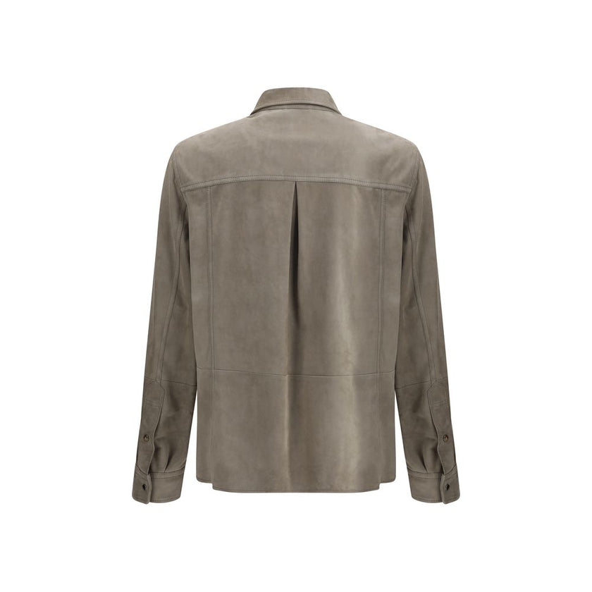 Brunello Cucinelli Suede Shirt