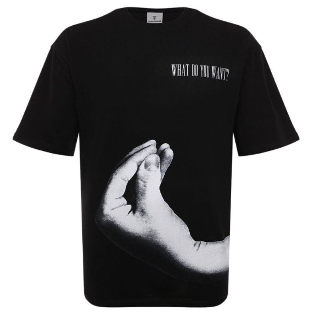 Diego Venturino Black Cotton T-Shirt