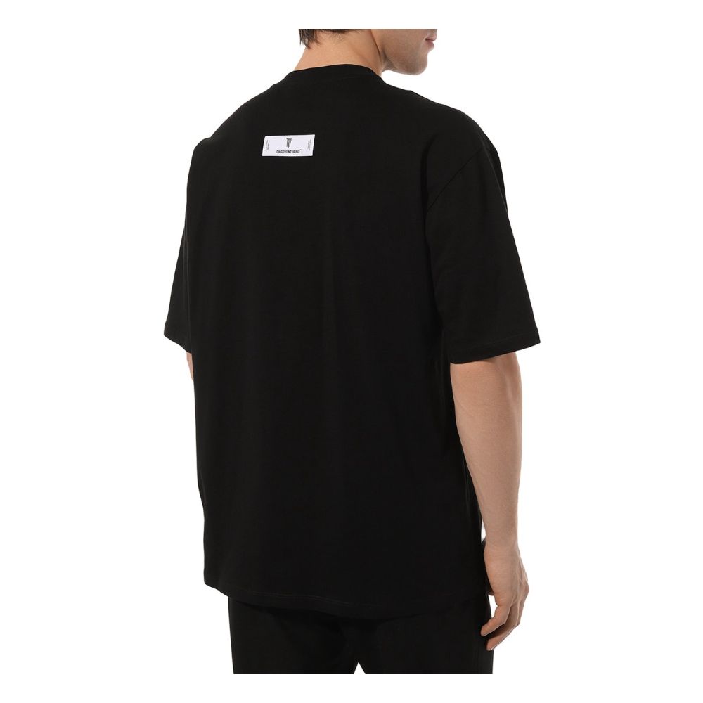 Diego Venturino Black Cotton T-Shirt