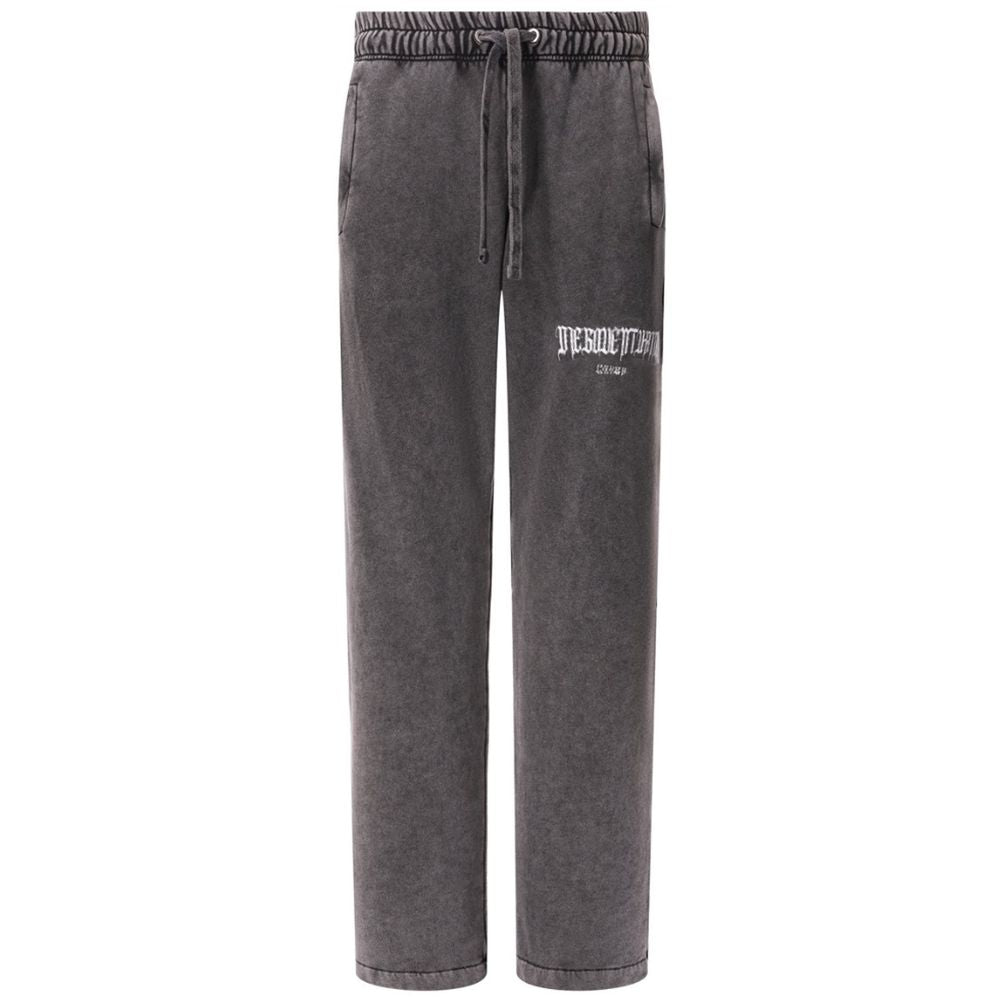 Diego Venturino Gray Cotton Jeans & Pant