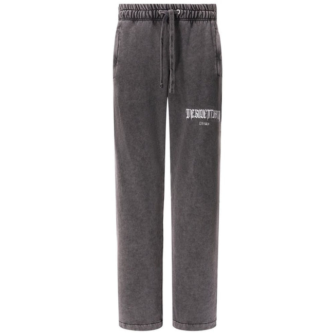 Diego Venturino Gray Cotton Jeans & Pant