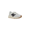 New Balance White Suede Leather Sneaker