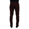 Dolce & Gabbana Bordeaux Cotton Jeans & Pant